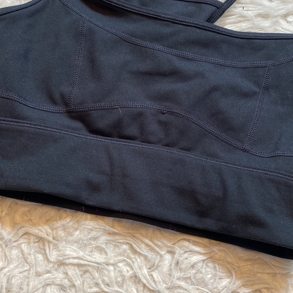 Le Ore Lucca Laser Cut Studio Sports Bra Black sz XS - Picture 6 of 9